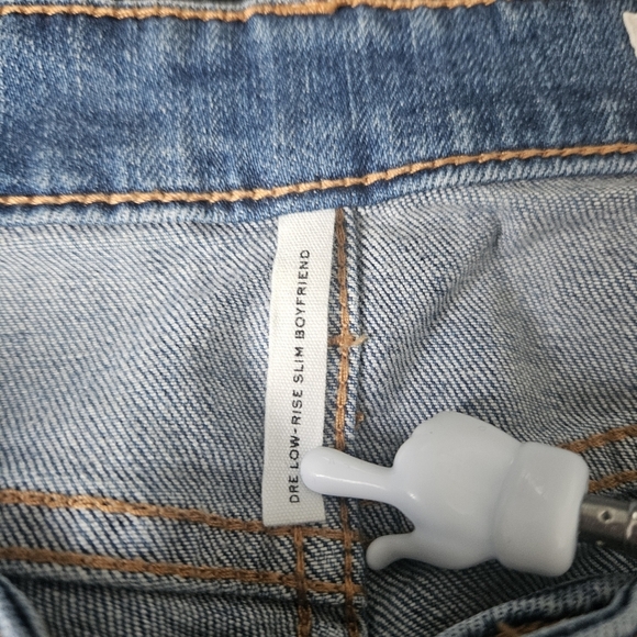 Rag & Bone Dre Low-rise Distressed Boyfriend Jeans Size 27 - Picture 6 of 9